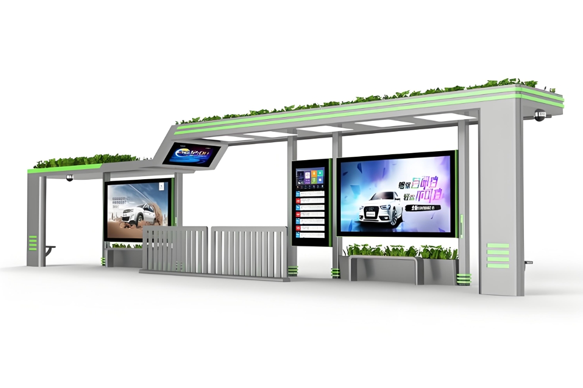 智慧公交候車亭 科技感觸發(fā)新體驗